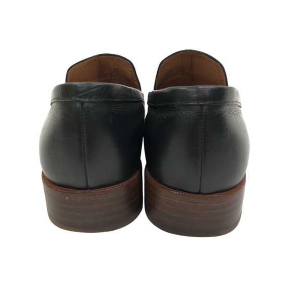 Madewell Women's The Frances Leather Almond Toe Slip On Loafer Size 8.5 Black - Picture 5 of 11